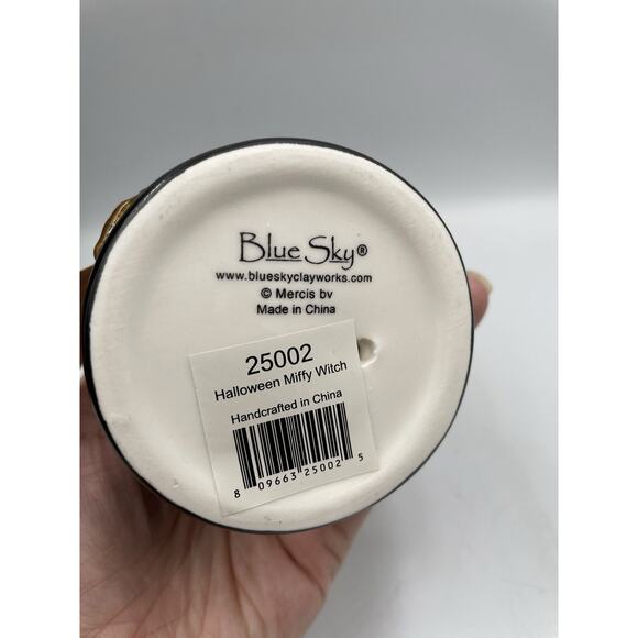 Blue Sky ClayWorks Halloween Miffy the “Black Witch” Ceramic Decor NEW - Picture 7 of 9